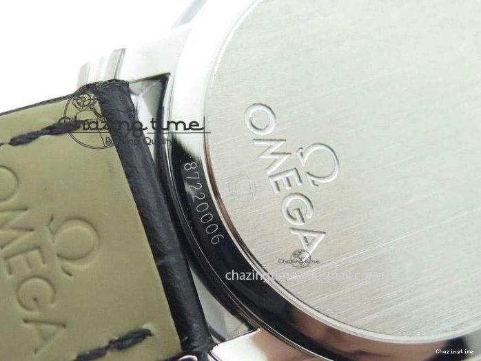 0501 Functional De Ville MK 1:1 Best Edition SS White Dial On Black Leather Strap A 8260